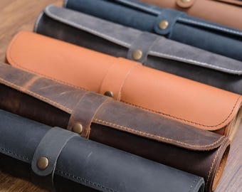 Leather Desk Mat / Personalized Large Leather Mousepad / Handmade Office Accessory / Free Personalization / Father&#39;s Day Gift