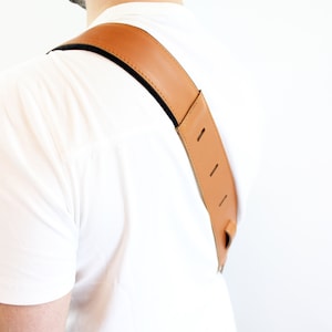 Personalized leather guitar strap / Premium and comfortable strap for guitarist / Gift for musician / Personalized Custom Christmas Gift image 4