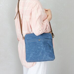 Sac à Bandoulière Femme - Fourre-tout Décontracté, Sangle Réglable, Imperméable - 26x11x24 Cm
