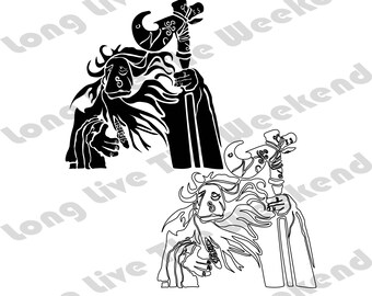 The Dark Crystal Urra Mystic SVG, Mystic From The Dark Crystal SVG, Urru From Dark Crystal, Dark Crystal Files for Cricut, Svg, Eps, Dxf