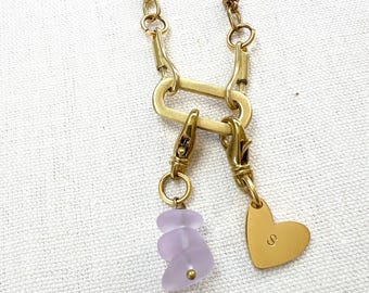 Custom Charm Necklace, Layering Necklace, Vintage Chain