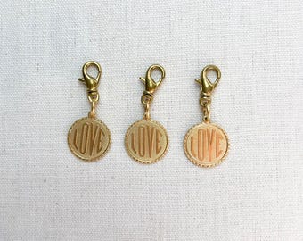 Vintage Love Token Charm, Make Your Own Charm Necklace