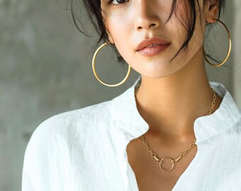 Custom Charm Necklace, Layering Necklace, Vintage Chain