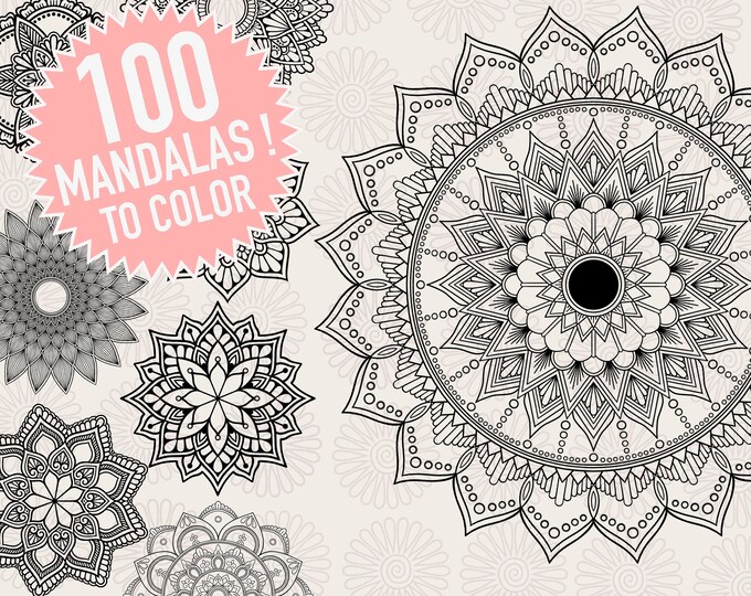 Printable Mandala Adult Coloring Pages | Mandala Coloring Pages | Adult ...