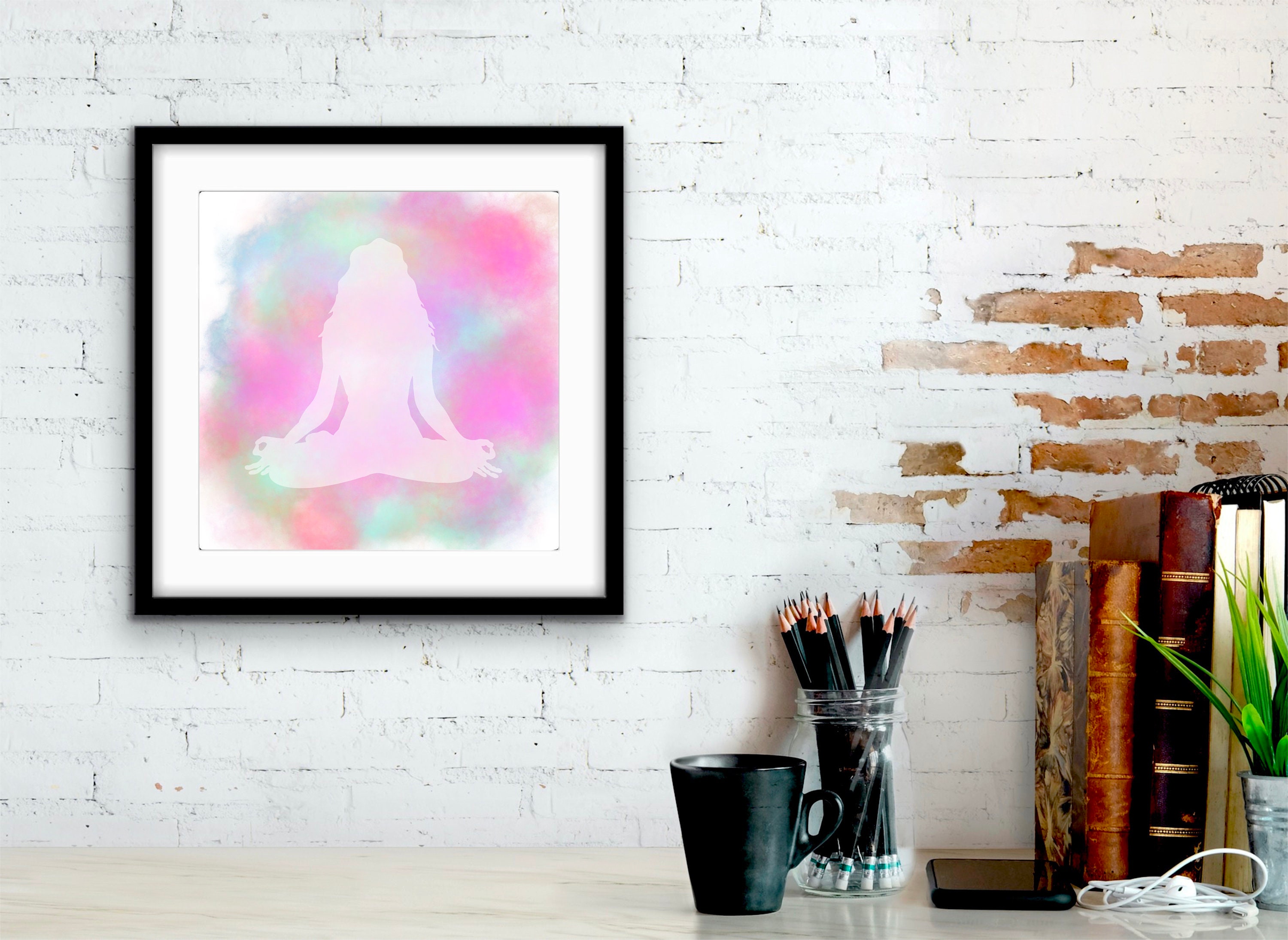 Zen Meditation Yoga Wall Art Yoga Print Meditation Print Etsy UK