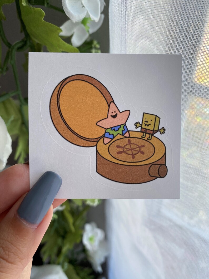etsy spongebob bff ring