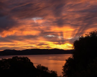 Fotografía del amanecer "Amanecer divino"