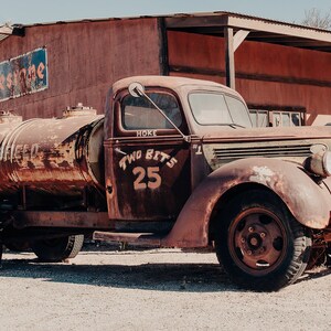 old vintage truck photo