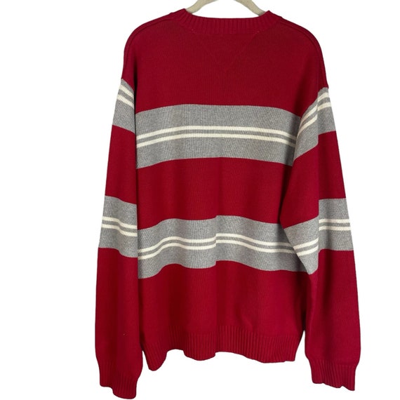 Tommy Hilfiger Vintage striped cotton crew neck s… - image 4