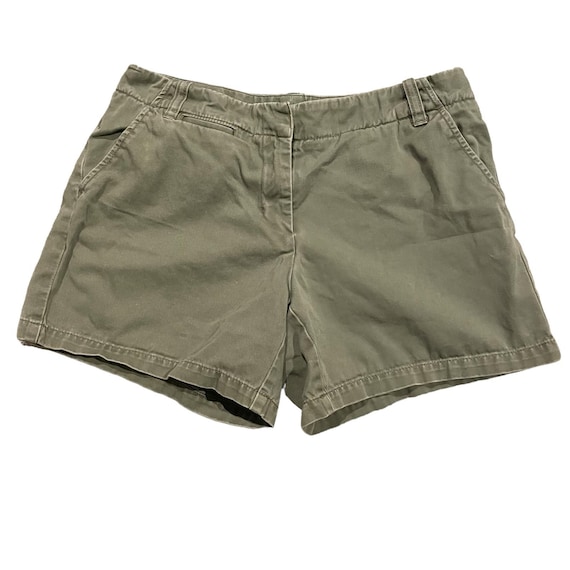 Vintage J Crew Low Fit army green shorts