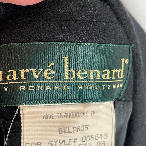 Vintage Harve Benard 100% wool single button blaz… - image 5