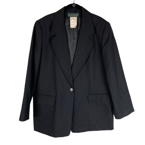 Vintage Harve Benard 100% wool single button blazer