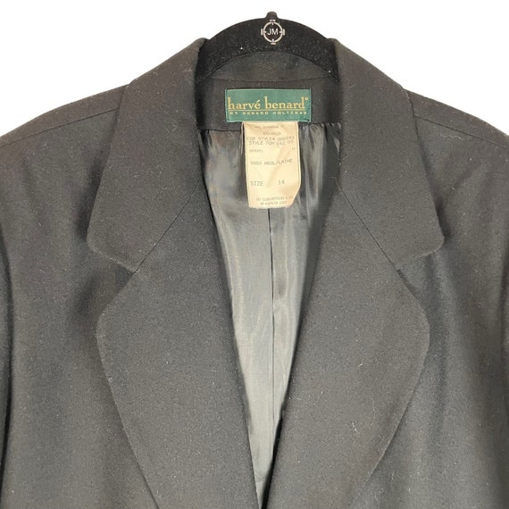Vintage Harve Benard 100% wool single button blaz… - image 2