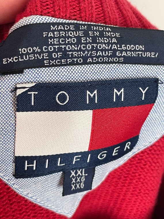 Tommy Hilfiger Vintage striped cotton crew neck s… - image 5