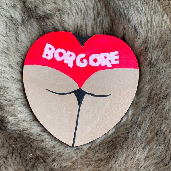 Booty Painting Canvas Etsy