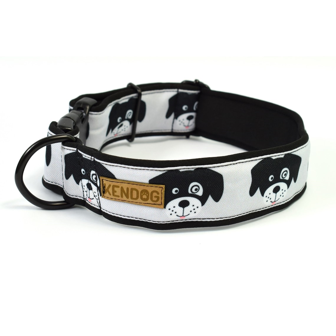 Handmade Dog Collar Soft Neoprene Padded Kendog Waterproof Etsy