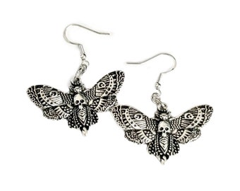 Death Moth Earrings