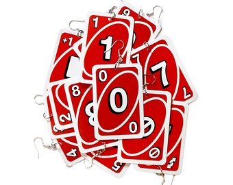 Small Card Game Earrings