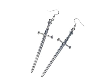 Long Sword Earrings
