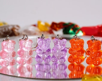 Gummy Bear Earrings - Multiple colors