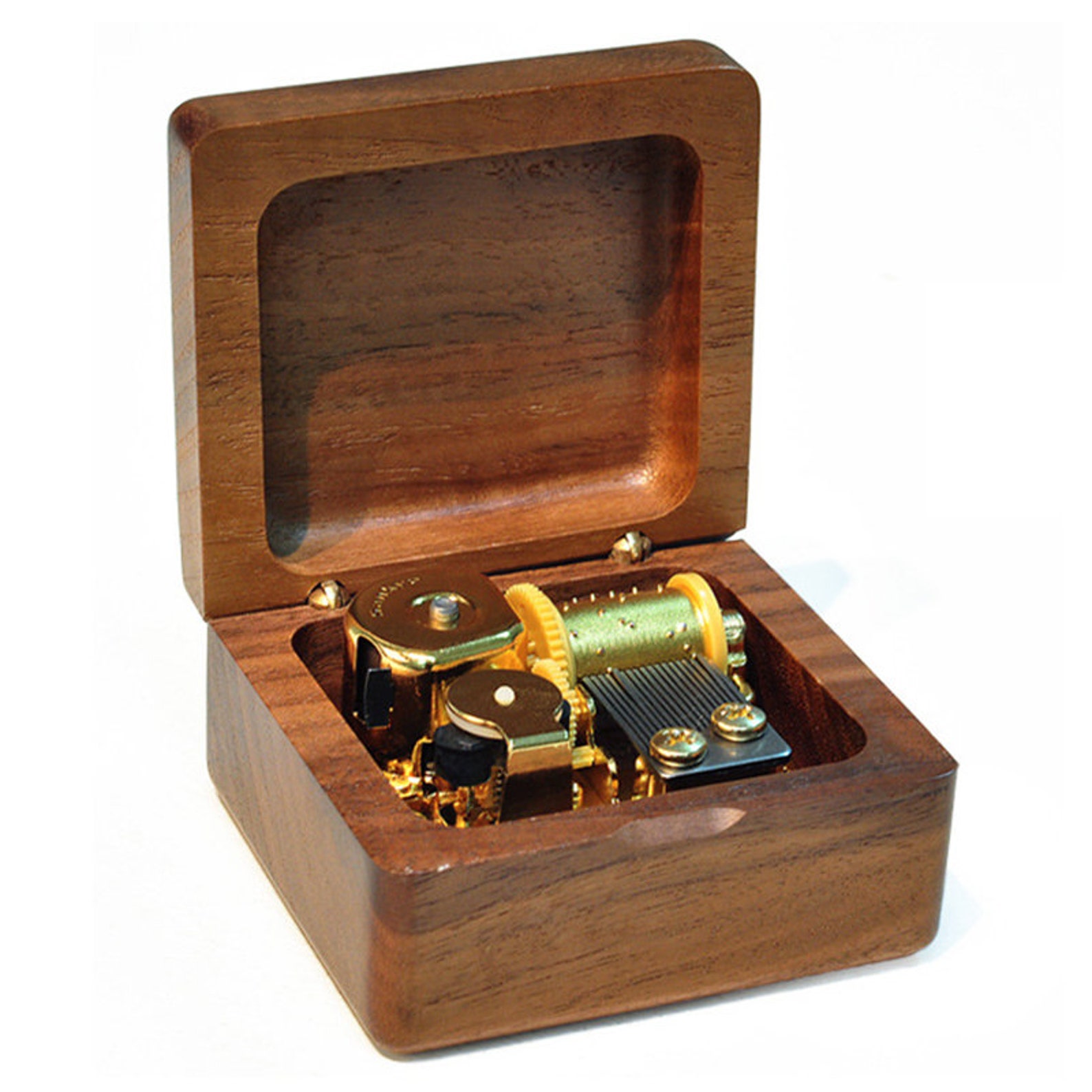 Wooden Music Box Custom Engraved Photo Music Box Unique Etsy UK