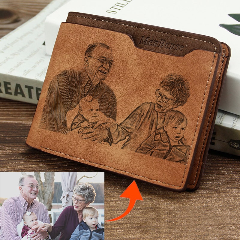 Personalized Wallets for Him Men