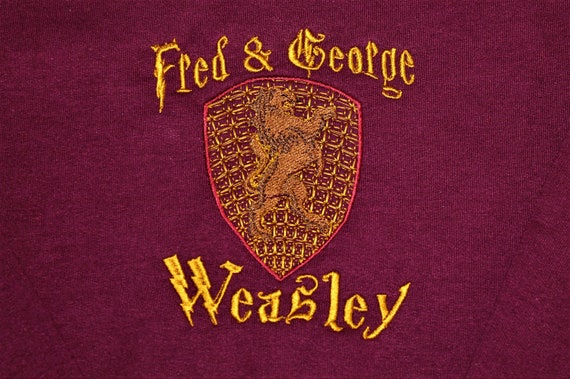 Fred and George House Crewneck Sweater Sweatshirt Gift Personalization Weasley Etsy Ireland