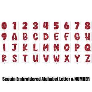 Digital Faux Sequin PNG Doodle Alphabets , 12 Pack Alphas Bundle ...