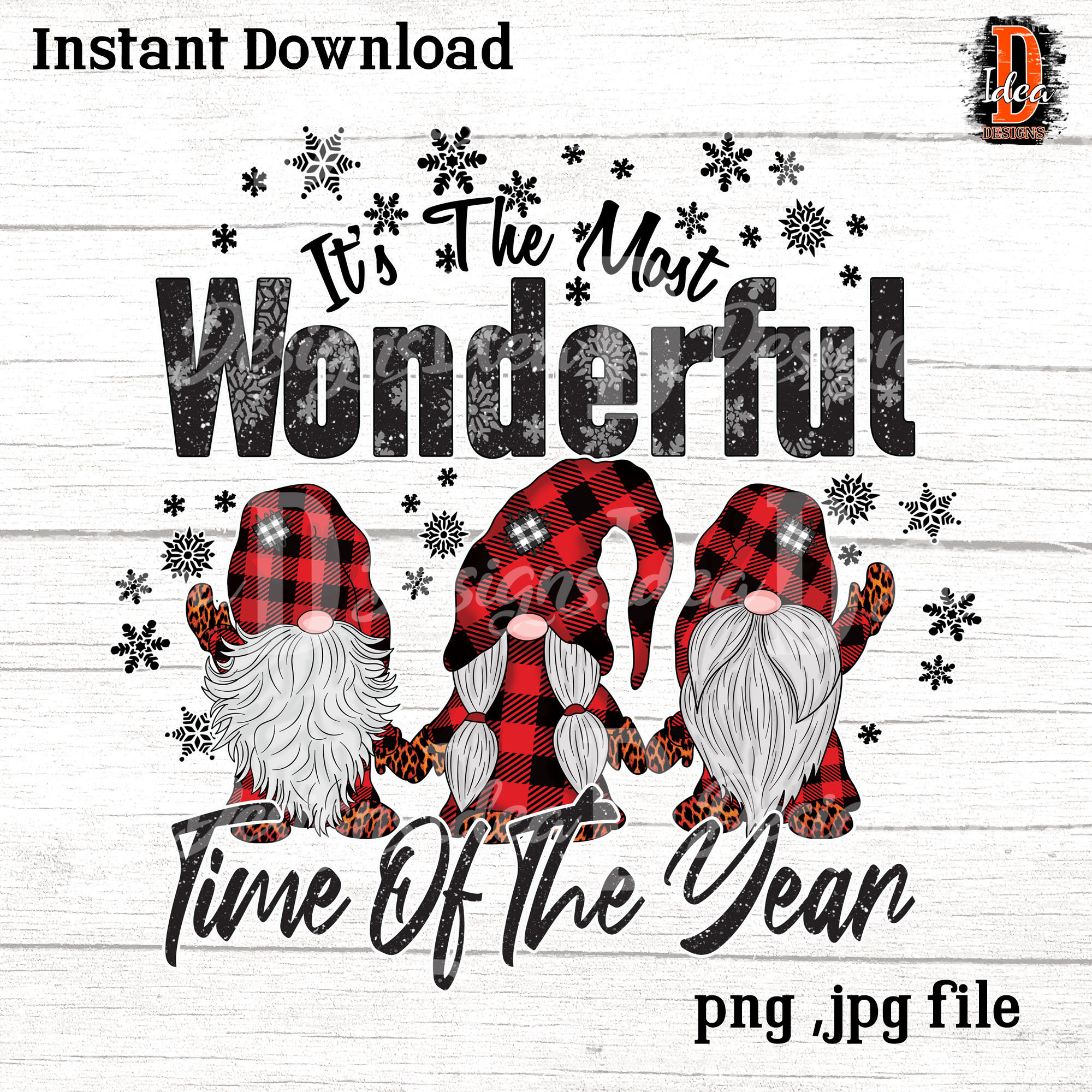 It's the Most Wonderful Time of the Year Gnome Png Gnomes - Etsy