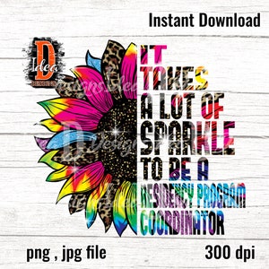 Koordinator för residensprogram, Sunflower Leopard, PNG (digital nedladdning)