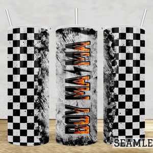 Boy mama tumbler png wrap 20oz Skinny Tumbler Straight & Tapered Sublimation png, Race mama, Rocker boy mom Digital Design download