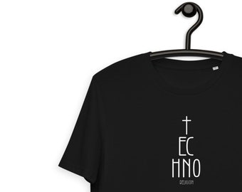 Techno Religion Unisex Organic Cotton T-shirt | Music Lover Shirt | Ravers Tee