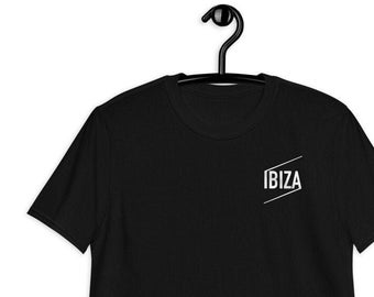 Ibiza T-Shirt | Less Is More | Minimal Ibiza Tee | White Island Lovers Gift