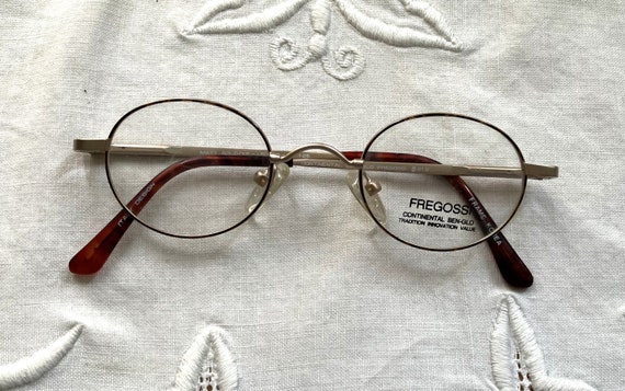 New Matte Gold Continental Ben FREGOSSI Eyeglasse… - image 1