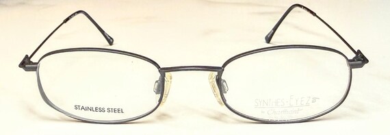 New Old Stock Vintage Synthes-Eyez by Charmant Matte Black Lightweight Frame