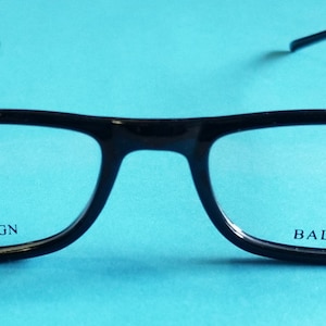 New Black Ballisimo Eyeglasses 6013 Italian Design Rectangle Frames ~ Closeout SALE!