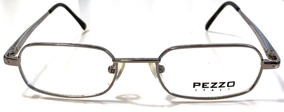 New Gunmetal Pezzo Eyeglasses Hexagon-Shaped Fram… - image 1