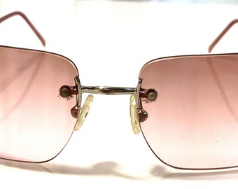 Bvlgari‎ 296 176 Violet-Pink/Red Eyeglasses Frames Silver Pink H12566 Bvlgari 296 176 Violet-Pink/Red Eyeglasses Frames Silver  main image 2