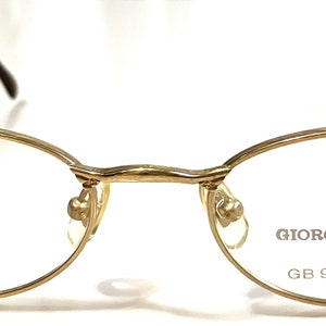 Nouvelles lunettes de vue Giorgio Balmain luxueuses en or, finitions diamants/branches ~ Liquidation à prix réduit ! ~ Expédié GRATUITEMENT aux États-Unis ! ~