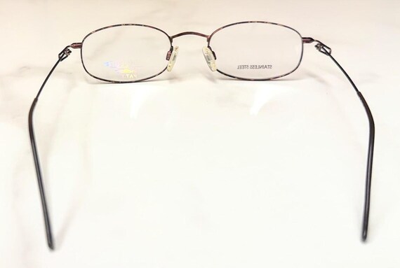 New Old Stock Synthes-Eyez by Charmant Pat P. Eyeglasses Mocha Fusion Lightweight Discontinued Frames View 4
