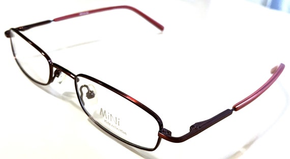 New Electric Purple Mini Eyeglasses Rectangular F… - image 1