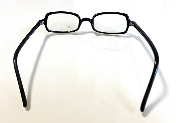 New Rectangular HAI MA Eyeglasses Metallic Gray F… - image 4