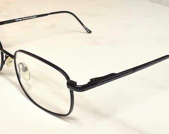 New Calliope Collection Eyeglasses Matte Black Rectangular Frames