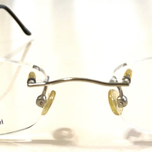 New Michael K's Eyewear Rimless Frames Black Temple Tips Lightweight Eyeglasses ~ Discontinued Model ~ Ships FREE in USA! ~ Discounted SALE!
