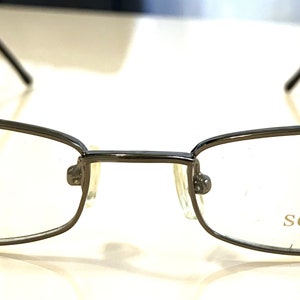 New Gunmetal Sormani Eyeglasses Rectangular Frames ~ Discontinued Model ~ Ships FREE in USA! ~ Discounted Closeout SALE!