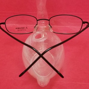 New Black J-VISION Eyeglasses Rectangle Design Frame Prescription Glasses image 3