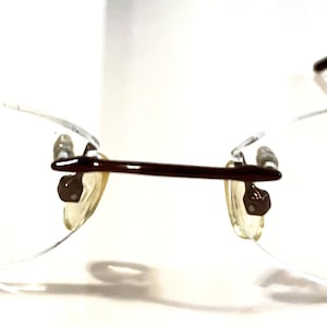 Nouvelles lunettes Rave marron métallisé sans monture ~ Modèle abandonné ~ Navires GRATUITS aux États-Unis ! ~ VENTE de clôture à prix réduit !