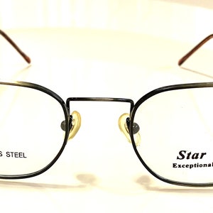 New Discontinued STAR Eyeglasses Antique Gold Vintage Eyewear ~ Closeout Prices! Ships FREE in USA!