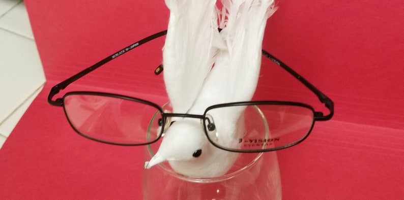 New Black J-VISION Eyeglasses Rectangle Design Frame Prescription Glasses image 2