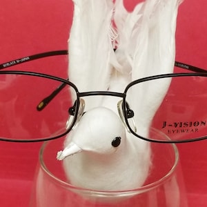 New Black J-VISION Eyeglasses Rectangle Design Frame Prescription Glasses image 1